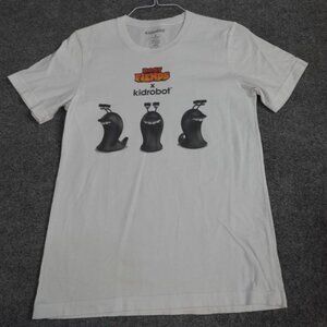 Kid Robot Mens T-shirt Small White Devourer Slugs Cotton